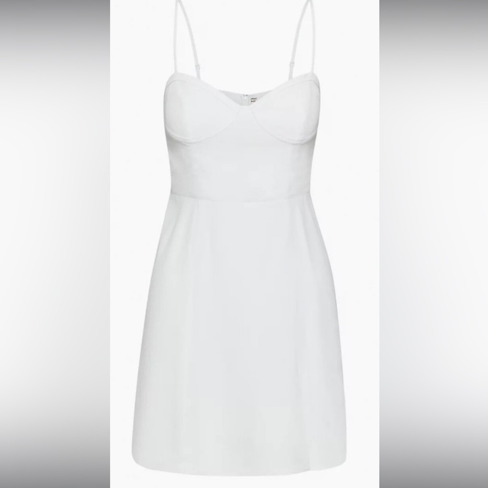 NWT Aritzia White Viola Mini Dress